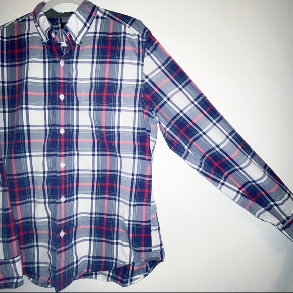 J Crew Tartan Slim Fit 100% Cotton Button Down - Picture 3 of 8